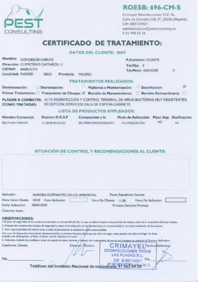 CERTIFICADO-DESINFECCION